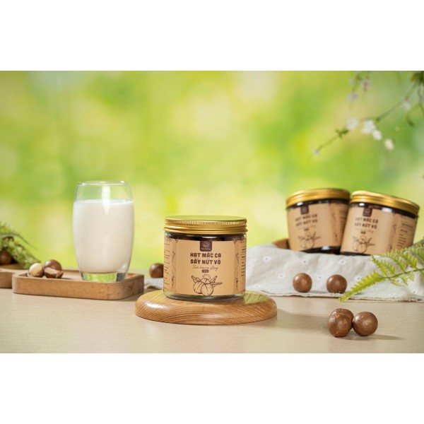 (TRUNG) Hạt Mắc ca sấy nứt 